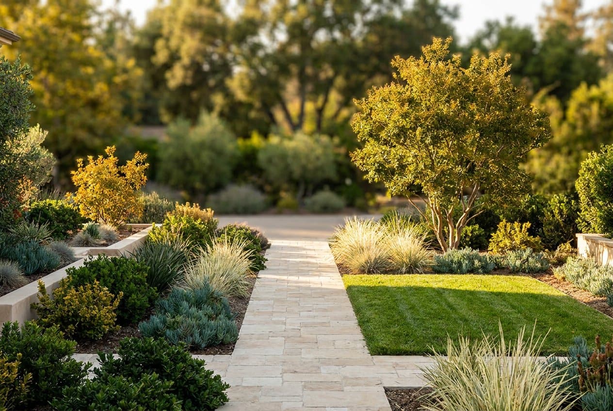 Representative curb-appeal idea for a North Bay property. Generated design concept, not a photo of finished RNR work.