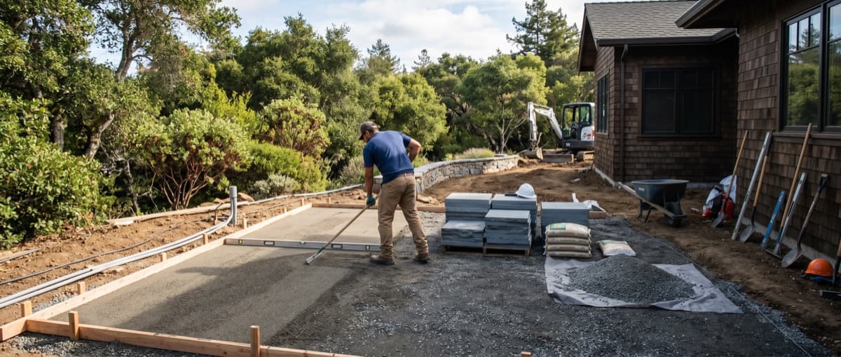 Landscape construction accordion preview